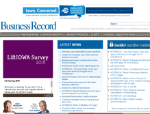 Tablet Screenshot of businessrecord.com